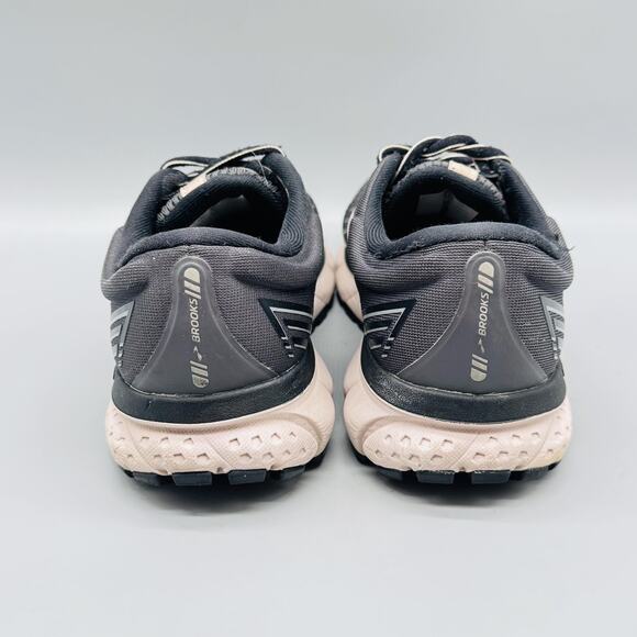 Brooks Shoes Women 7.5 Gray Black Ghost Neutral Running Cushion Athletic Sneaker - Picture 7 of 13